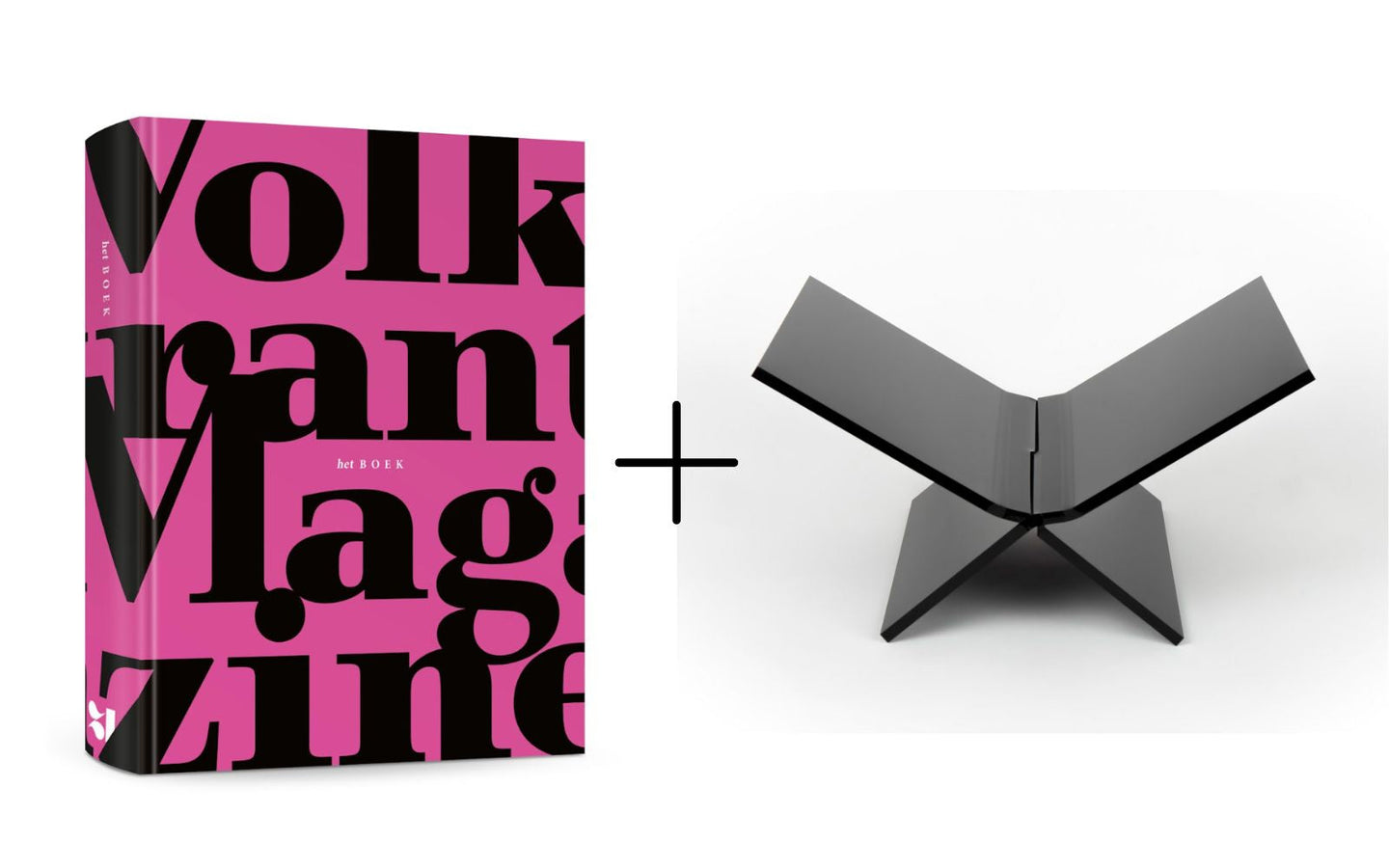 Volkskrant Magazine het BOEK + Standaard matzwart - afbeelding 1