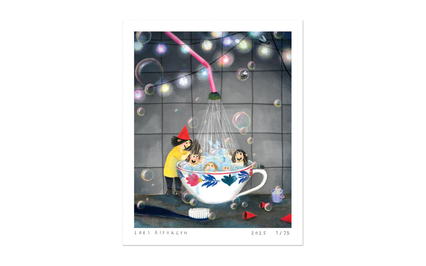 kunstprint Kabouterboek - Loes Riphagen - afbeelding 1