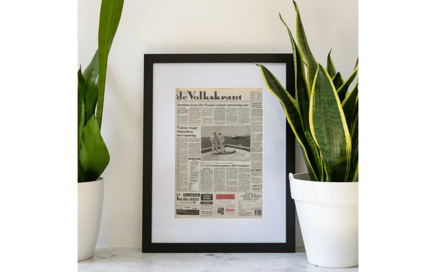 Geboortekrant Kader/Poster Volkskrant - afbeelding 3