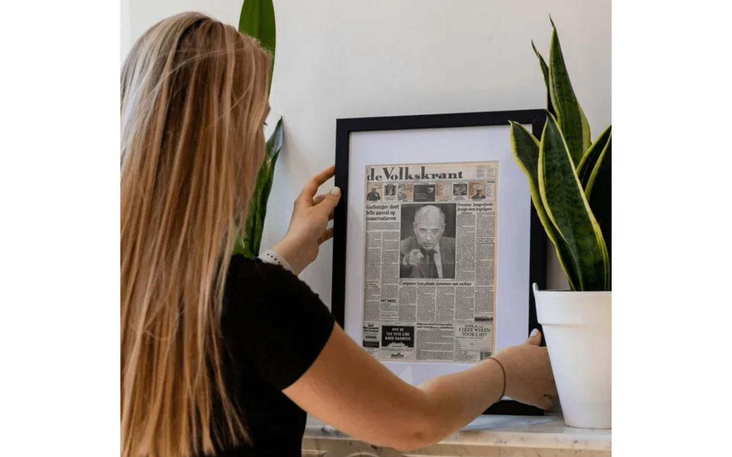 Geboortekrant Kader/Poster Volkskrant - afbeelding 2