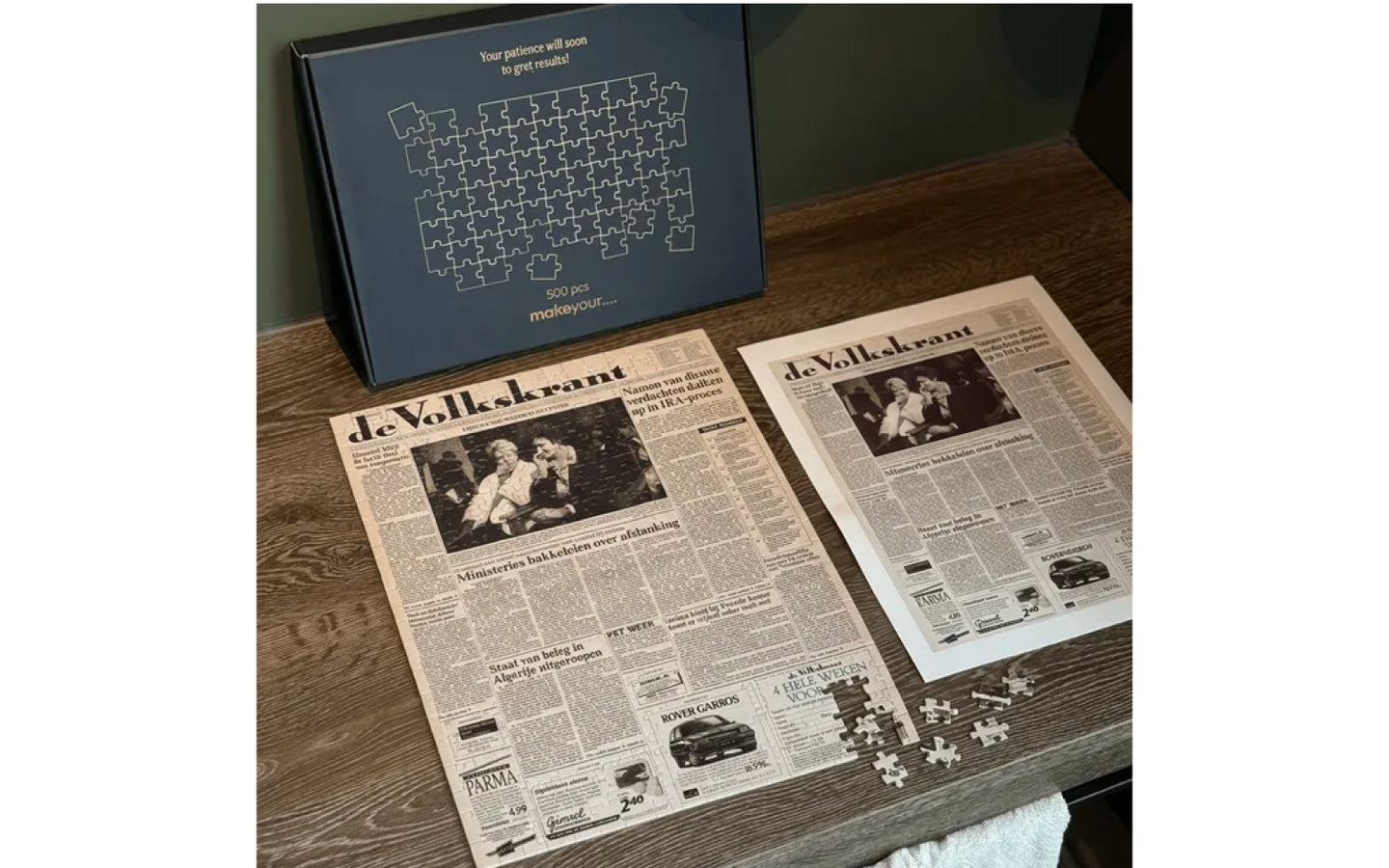 Geboortekrant Puzzel Volkskrant - afbeelding 2