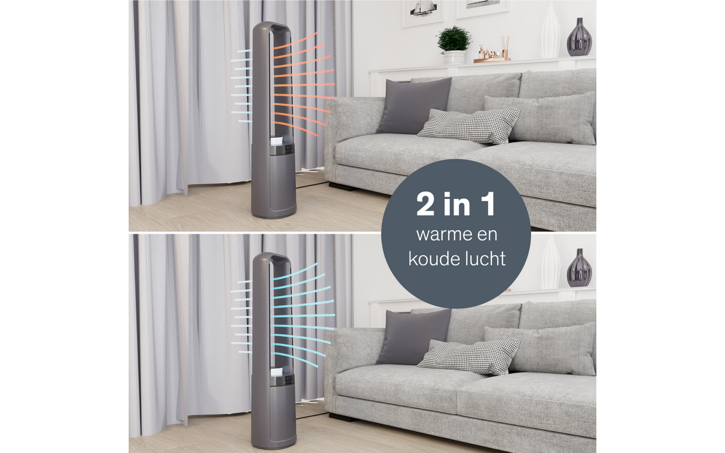 Grote bladloze ventilator - Sinji - afbeelding 7