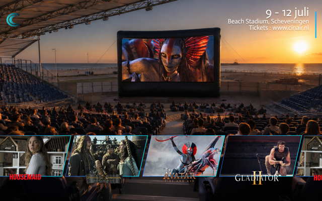 Cinair openluchtcinema (Scheveningen) incl. extra snack - afbeelding 1