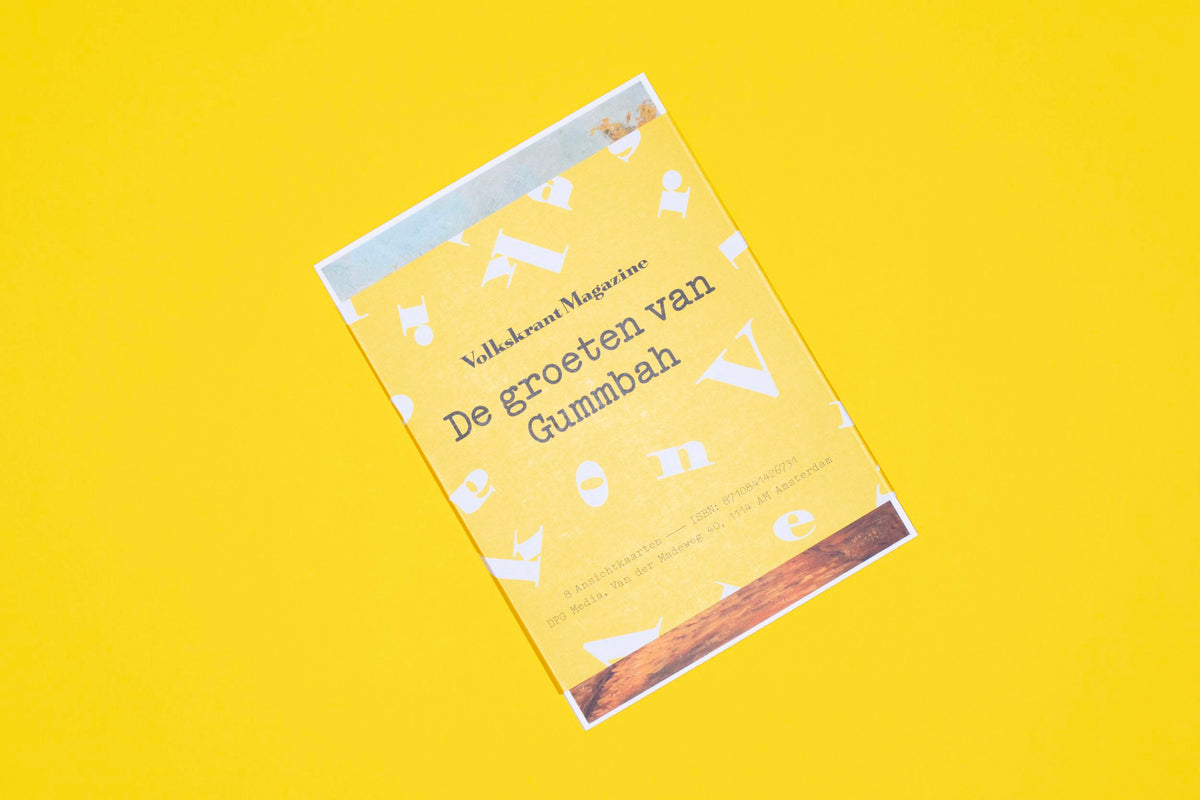 Volkskrant x Gummbah - Kaartenset 8 stuks - afbeelding 3