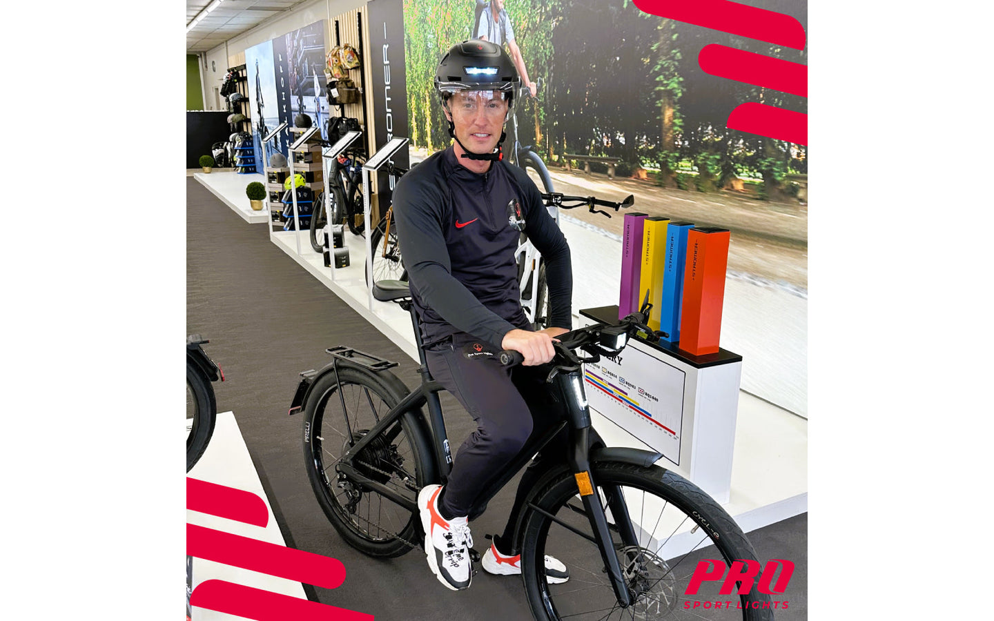 Flashdeal: Fietshelm met vizier en oorwarmers - Pro Sports Lights - M - afbeelding 2